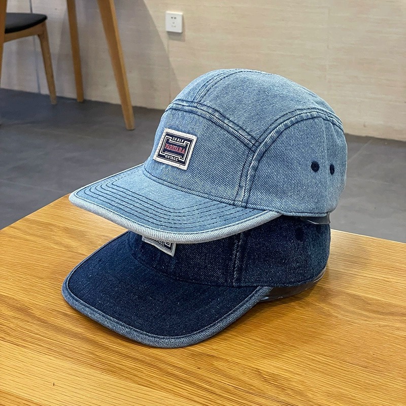 Vintage Flat Brim Denim Baseba - Corduroy Cap 5 Panel recension och pris