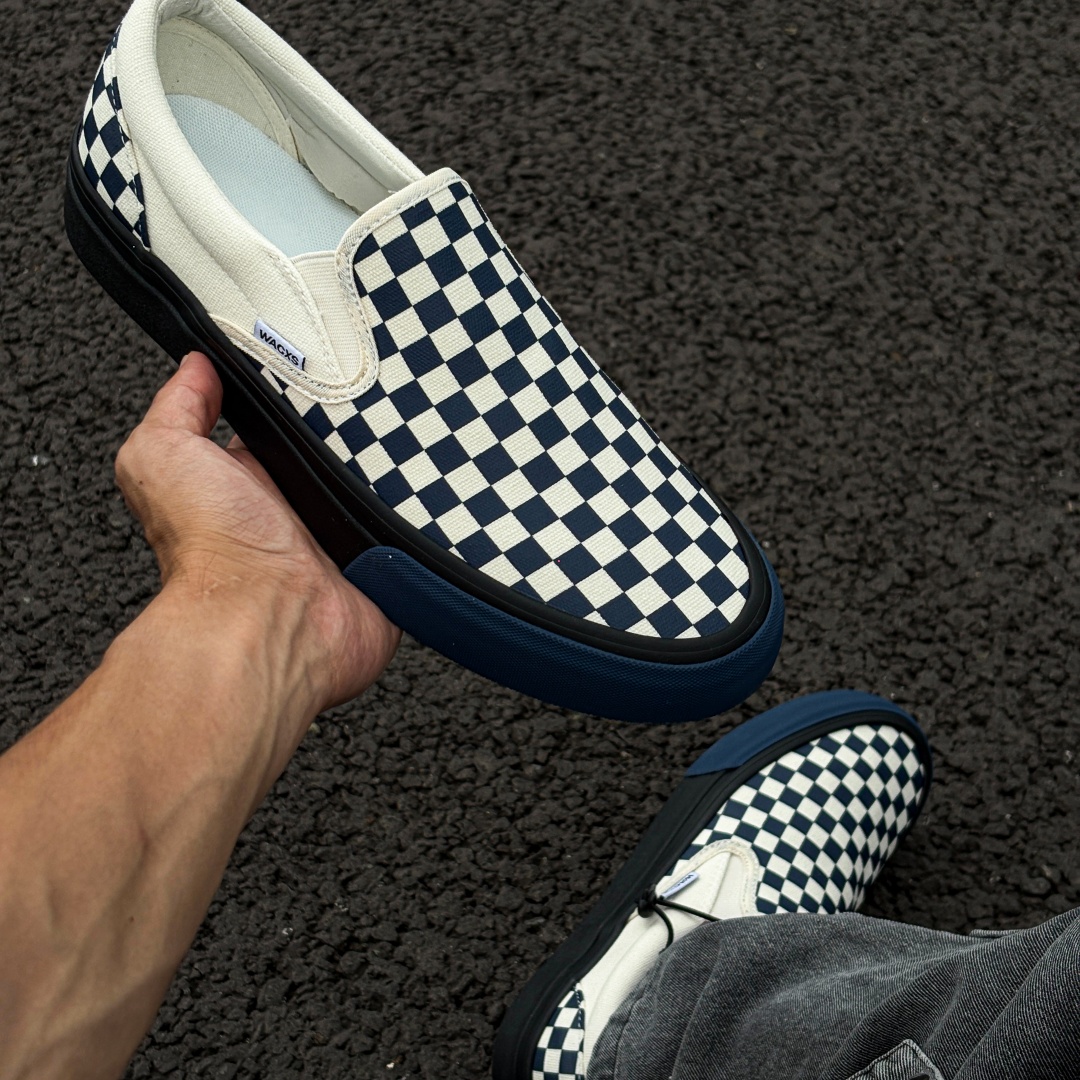 Blue‑White Checkerboard Slip‑o - Adidas Shoes Superstar recension och pris