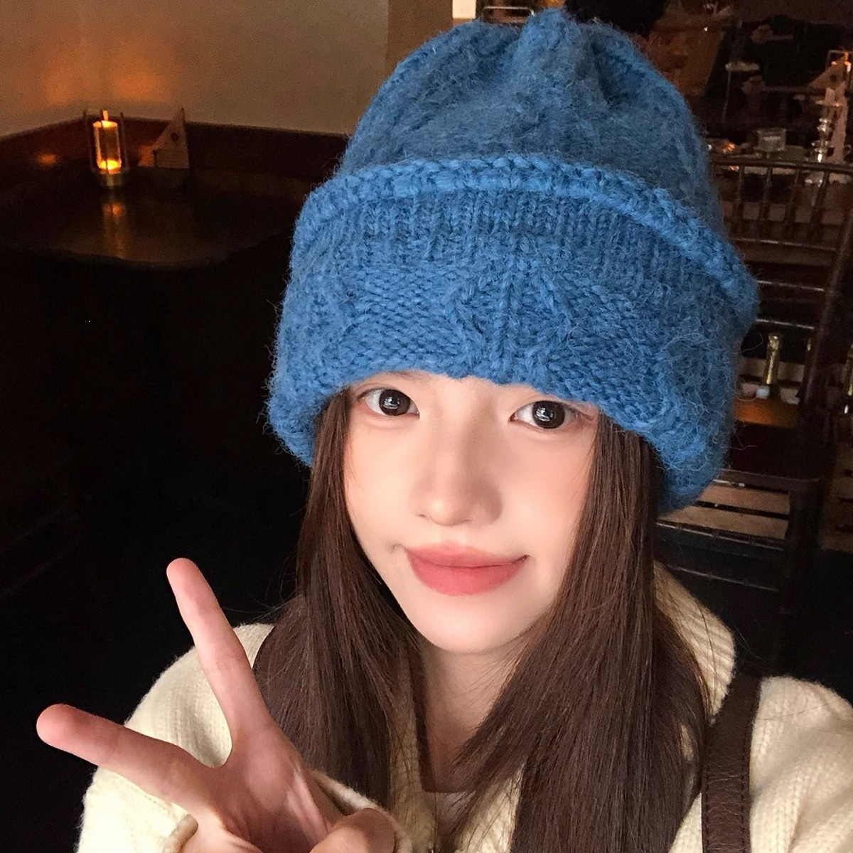 Cream Cable Knit Beanie Women  - Beanie Cuffed Knit recension och pris
