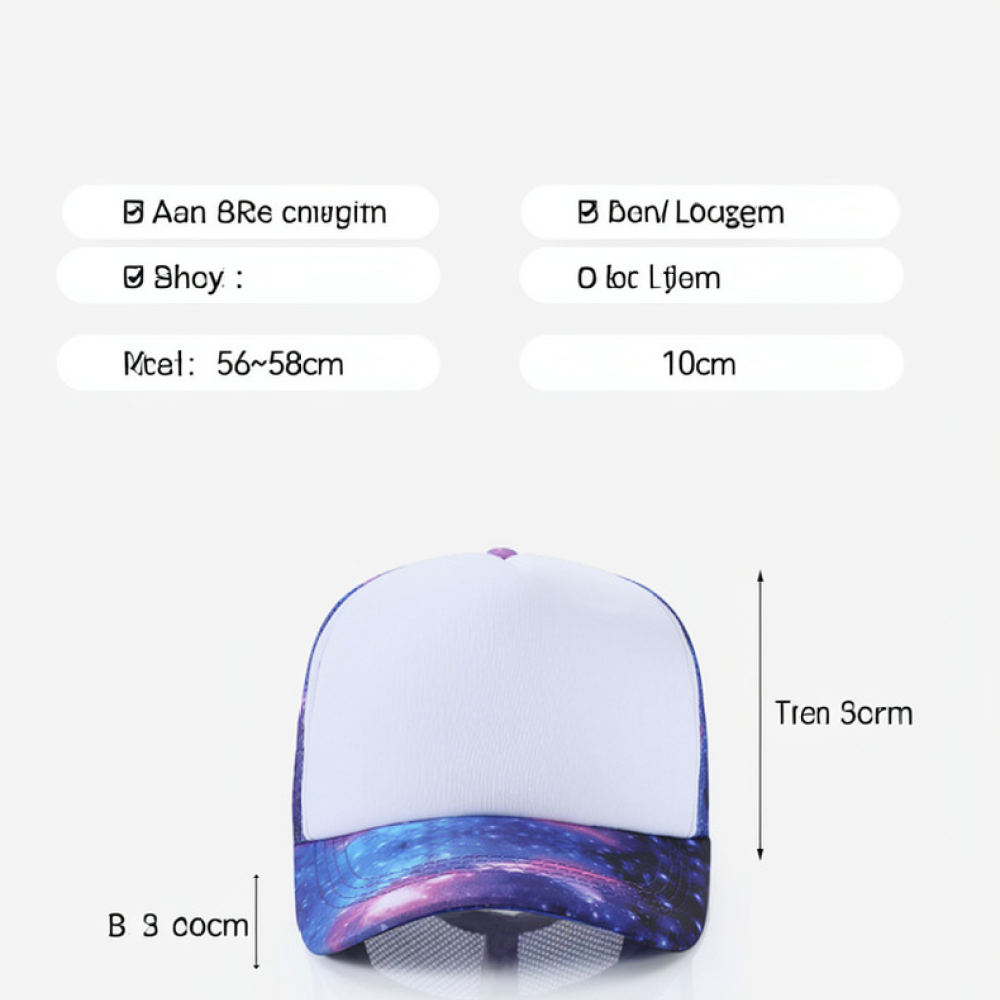 Lightweight Breathable Mesh Tr - Trucker Cap Mesh recension och pris